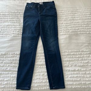 J Crew High-waisted Toothpick Jeans
